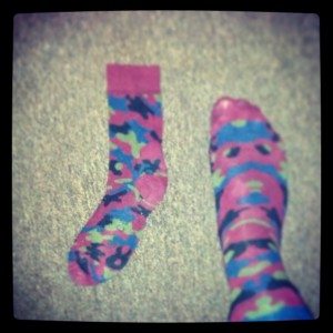 Street Style New York Asos Colorful Camo Socks