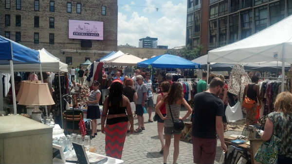 Brooklyn Flea Philly Vendors with clothing and accessories