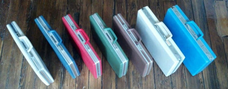 Seven Mint Condition Vintage Samsonite Briefcases