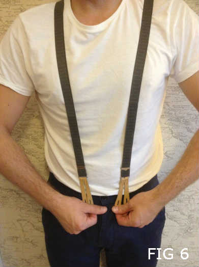 Man Showing Braces Placement To Narrow 