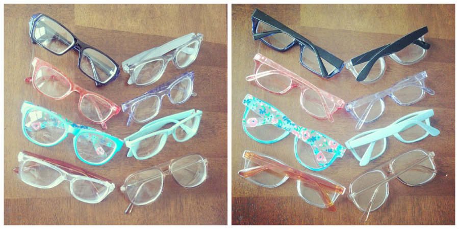 Cool hipster style glasses bougth online