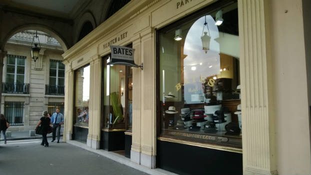 The exterior of Hilditch & Key's Paris shop.