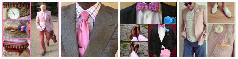 Pink Outfits on Bespoke Unit Team