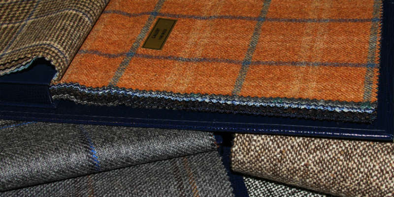 Scabal Fabric Swatches of Tweeds 