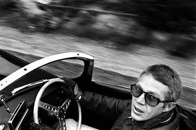 Steve McQueen in Driving Gloves