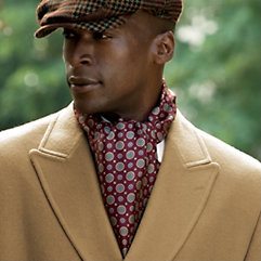 A model from Tootal's new scarf campaign.