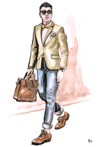 Street Style Watercolor by Sunflowerman