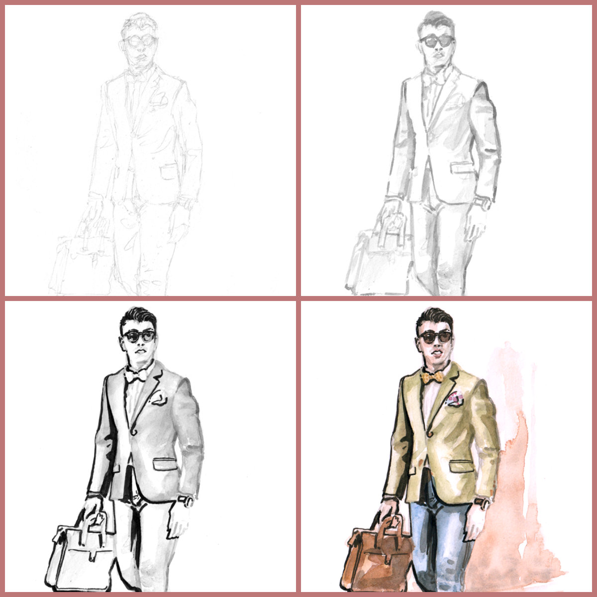 Sunflowerman - Blake Scott - Process