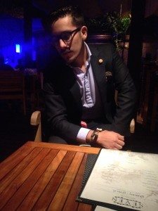 Carlos wearing the Bear Knuckle Cuff