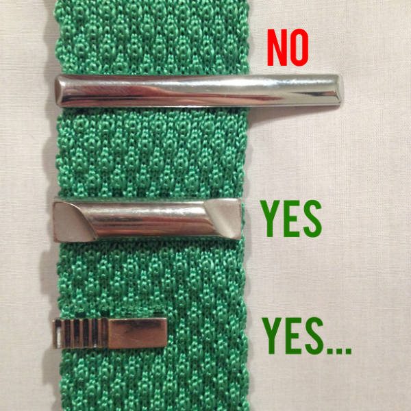 Correct tie bar size, using three sizes to illustrate