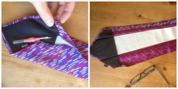 Removing stitches from a fat tie