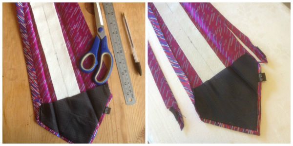 Skinny tie interfacing 