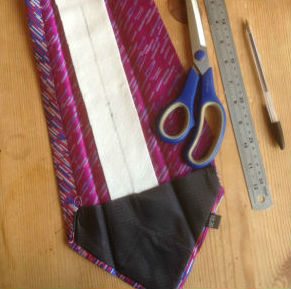 fat tie made slim by hand