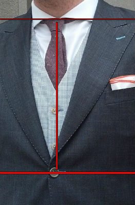 Suit Jacket Button Stance