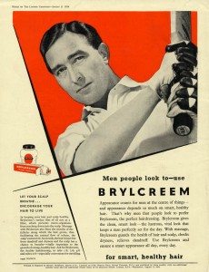 Denis Compton 1954 Brylcreem Cricket Advertising Campaign Poster