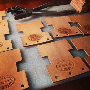 SRW strop ends being made by hand