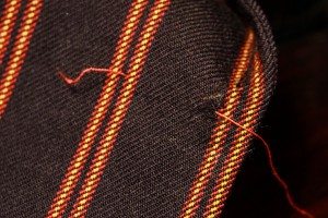 First knot for invisible Shank Benson & Clegg Brass Buttons