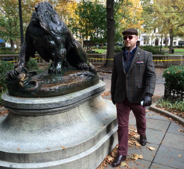 Dapper dressed man in Philadelphia