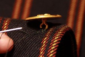 Tightening the Brass Benson & Clegg Button