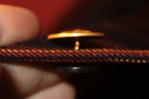 Stay for sewing Brass Buttons