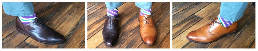 Casual chino look oxford v derby