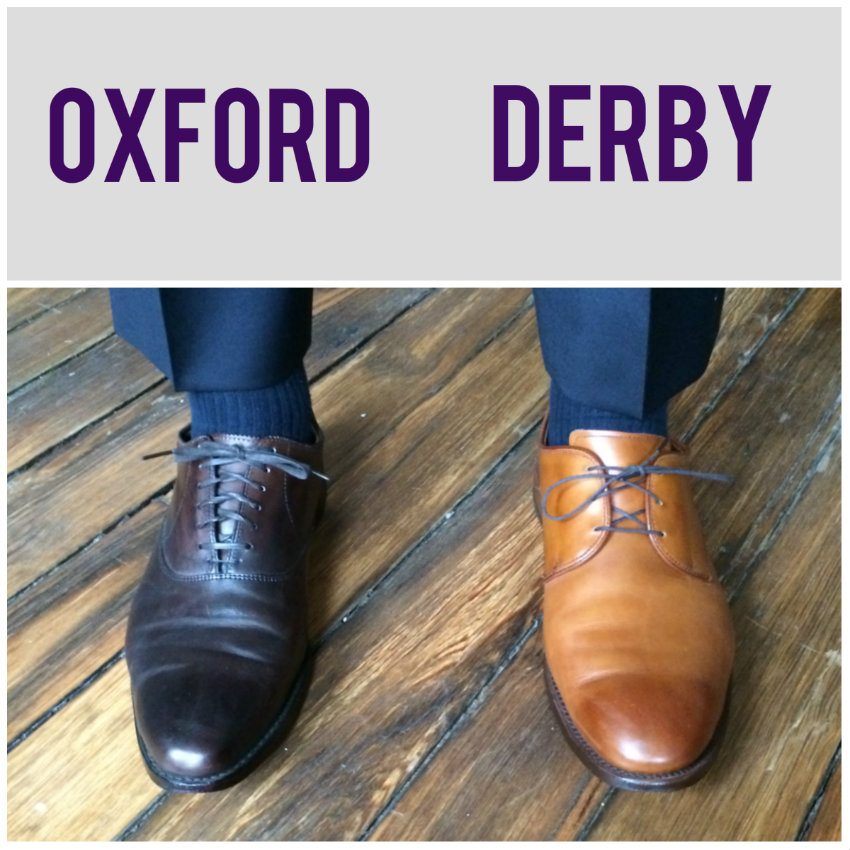Oxford v Derby Shoes