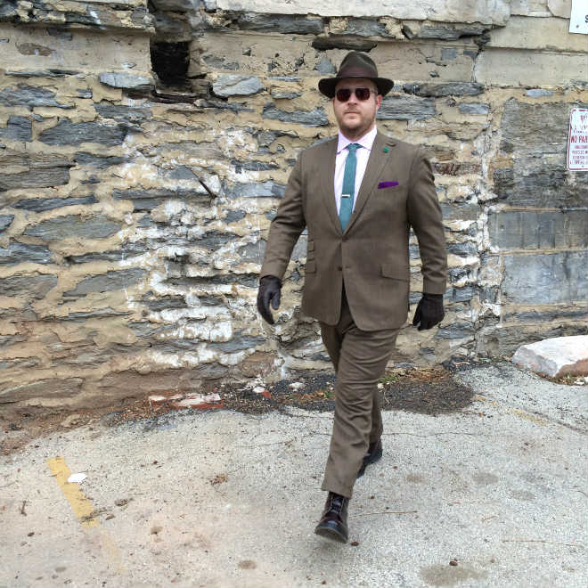 Paul Anthony in custom suit