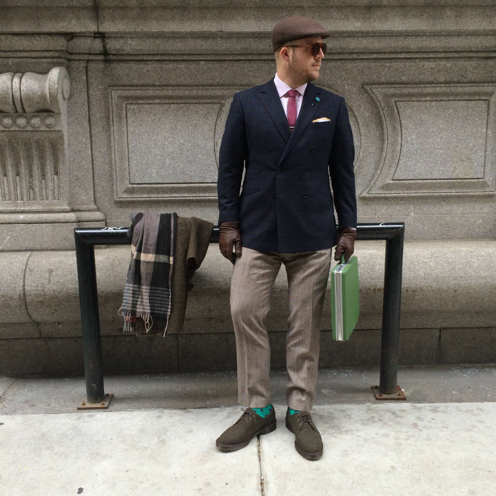 Winter Harris Tweed Street Style Look