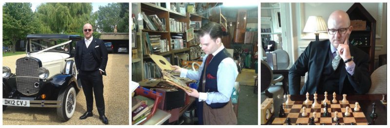 Grouping of three gentlemen