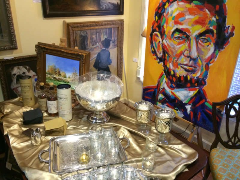 THE BALVENIE Whiskey Tasting Table