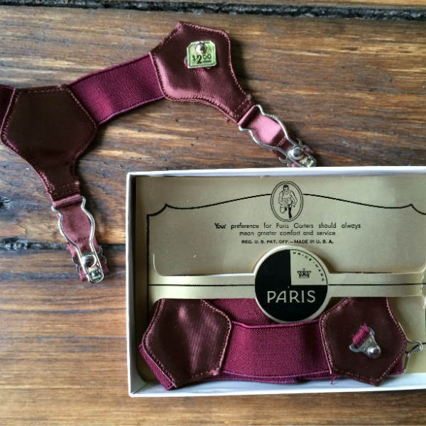 Vintage mens sock garters