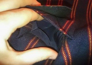 blazer badge breast pocket