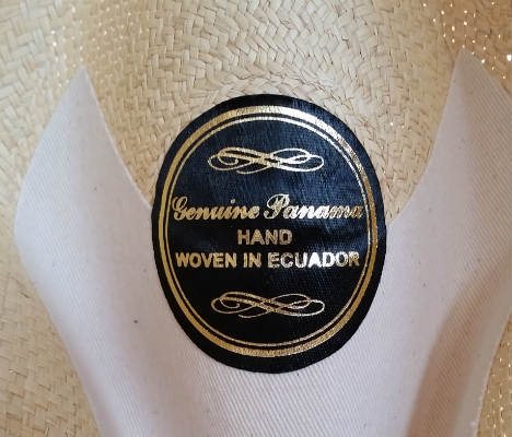 Panama Hat Woven In Ecuador