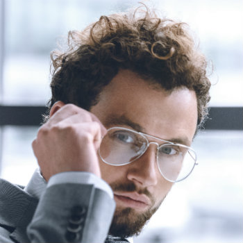 Man In Aviator Eyeglasses