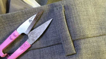 Belt loop on dress pants