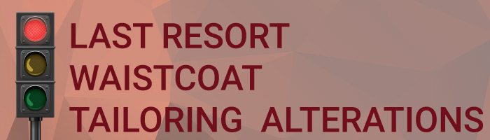 Difficult Waistcoat Tailoring Alterations Graphic