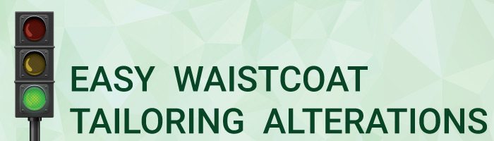 Easy Waistcoat Tailoring Alterations Graphic