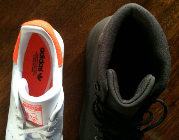 Heel padding compared