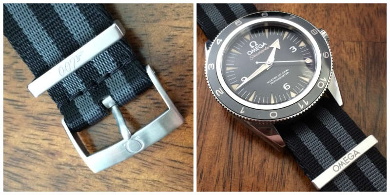 Omega 007 NATO Watch Strap Details