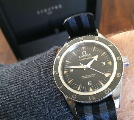 On the wrist Omega Seamaster 300 Spectre Watch