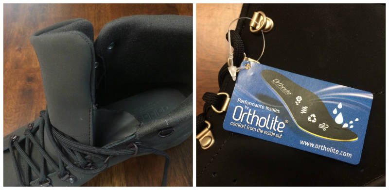 Shoes insulation and gusset