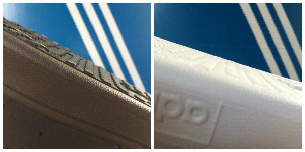 Sole treads compared