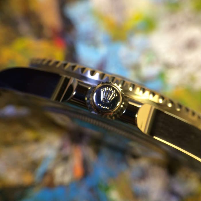 Crown of Rolex Gmt Master II Batman