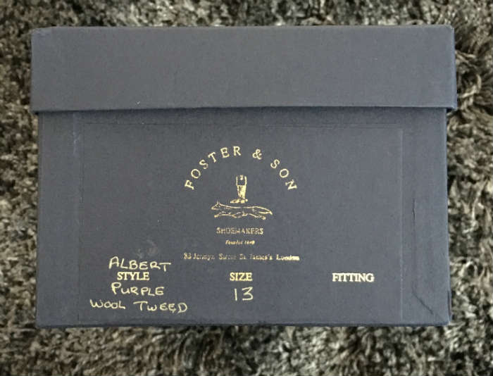 Foster And Son Slipper Shoe Box