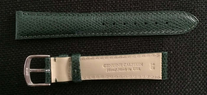 Green Hermes Leather Strap