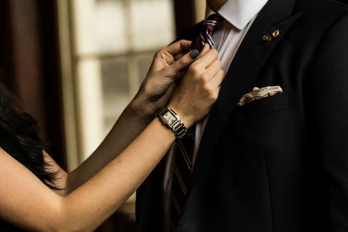 Ladies Quartz Patek Philippe with model adjusting tie