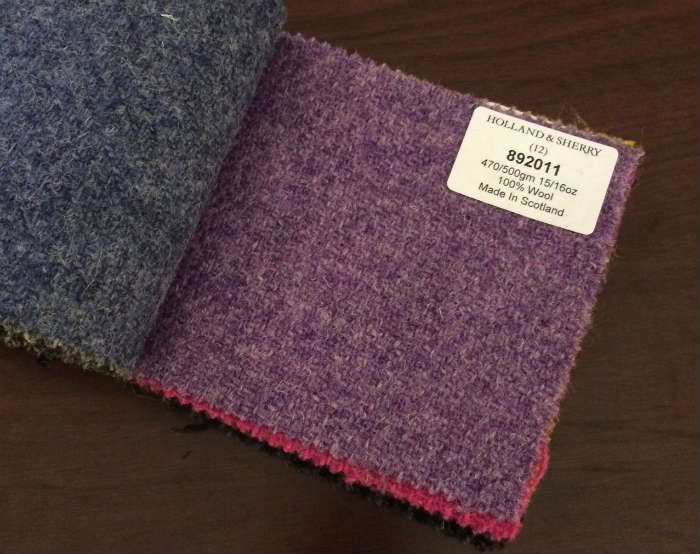 Purple Harris Tweed by Holland And Sherry