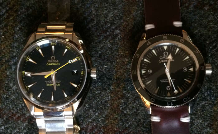 Two Omega 2015 Seamaster Watches