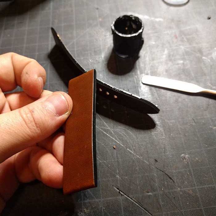 Italian Paint Applied To Strap Edge