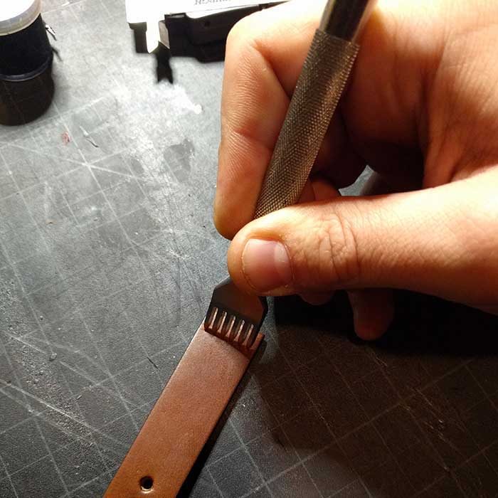 Diamond Chisel Stamping Leather For Stitching